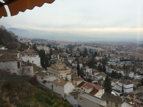 Granada and mountains beyond