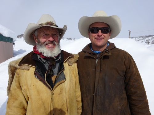 Cowboy and son Ray and Perk Heid