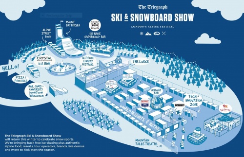 Ski & Snowboard Show 2016 plan