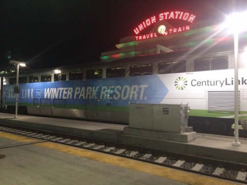 Winter Park Express at Denver Union Station