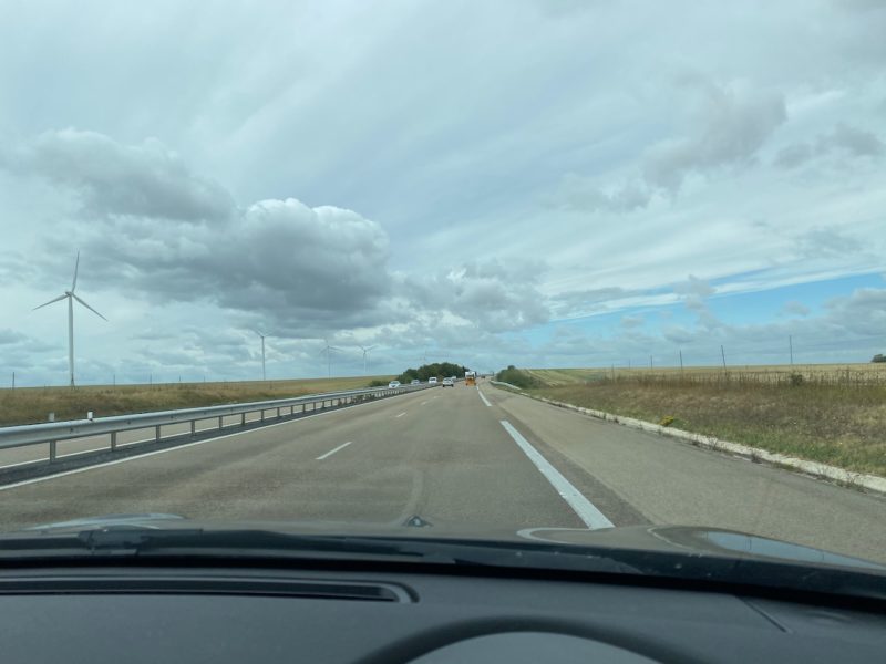 Driving across France