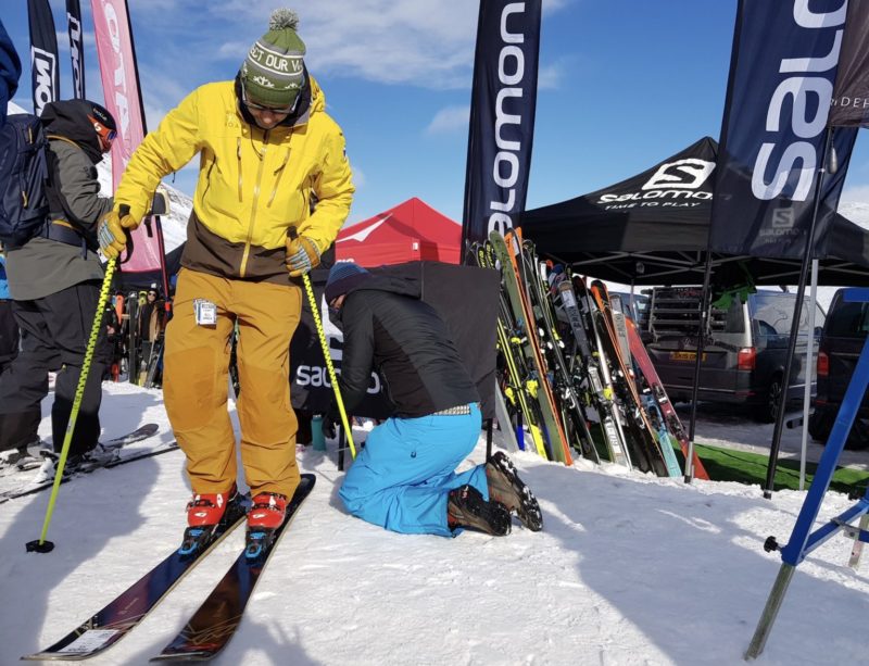 PlanetSKI at the Glenshee ski tests