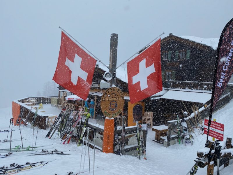 Skiing in Switzerland