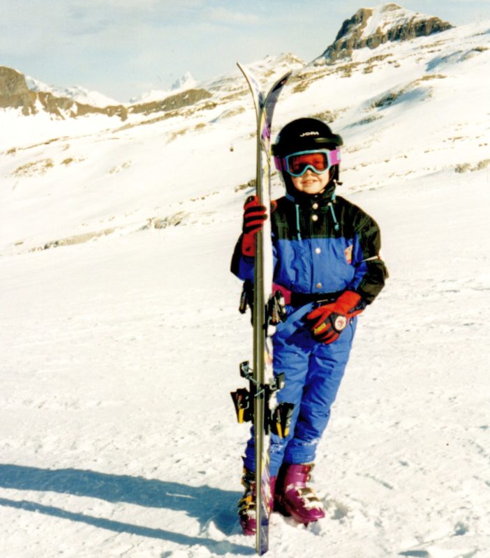 Dave Ryding on an early family ski holiday to the Alps 