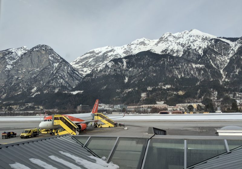 Easyjet at Innsbruck Airport, Austria