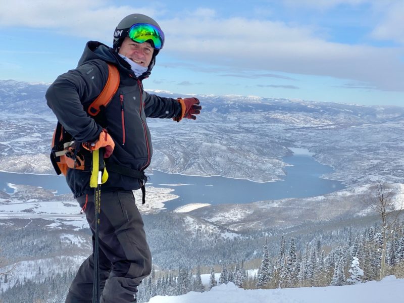 Messy Weekend goggles in Utah