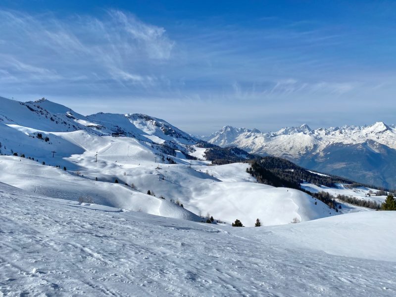 Ski Slopes of The Aosta Valley, Italy