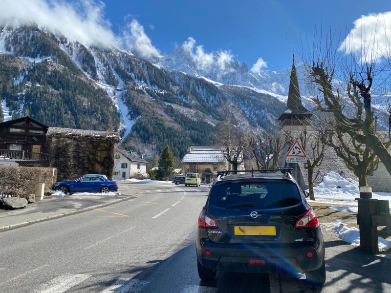 Driving in the Alps