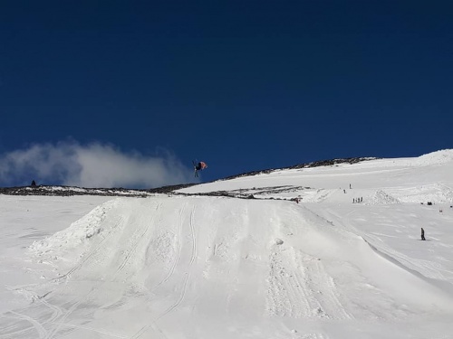 Galdhøpiggen, June 2018 - photo Galdhøpiggen Facebook Galdhøpiggen, Norway
