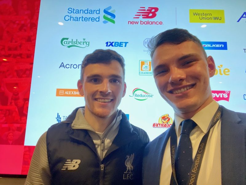 Andy Robertson and Max Cove