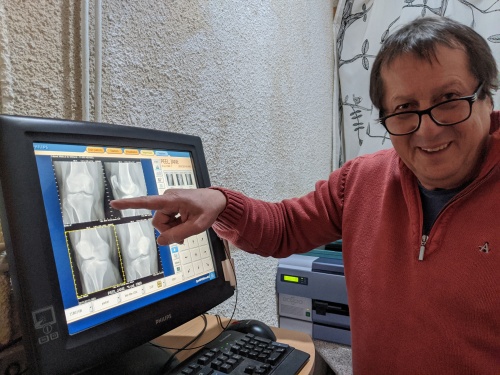 X rays at Meribel Mottaret medical centre