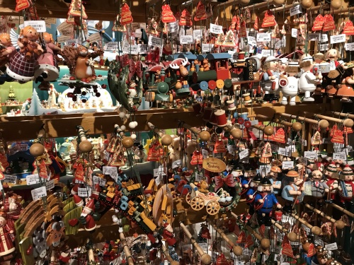 Traditional wooden decorations - Innsbruck Christmas market