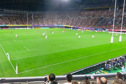 Rugby in the Sapporo Dome